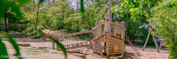 Blick Außengelände KiTa Arche Noah