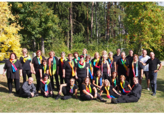 Gruppenfoto der Unity Singers 