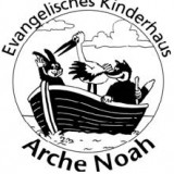Bleistiftzeichnung Arche Noah mit Häschen, Storch und Fuchs