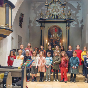 Kinderchor Bartholomäuse beim Adventssingen